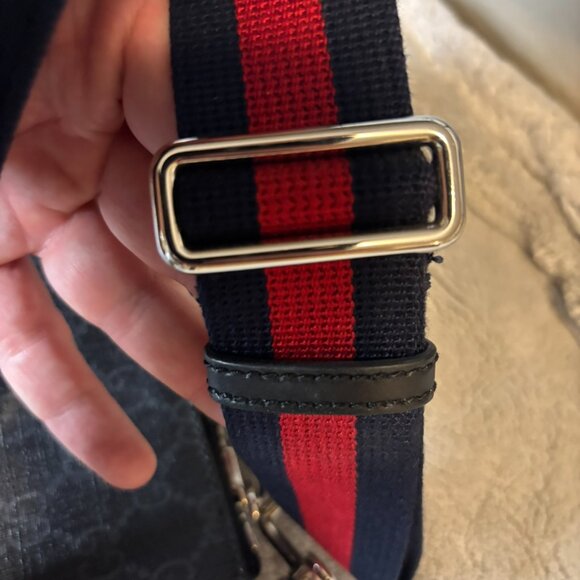 Gucci flat messenger bag or men's cross bag - Picture 7 of 13